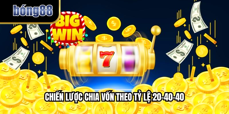 Chiến lược chia vốn theo tỷ lệ 20-40-40